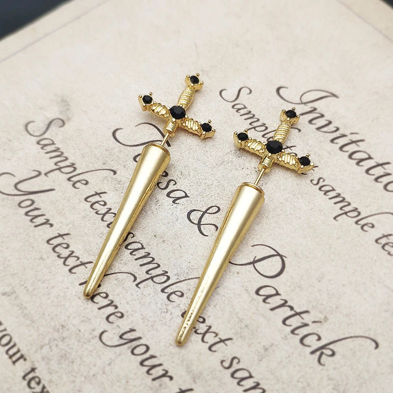 Sword Earrings
