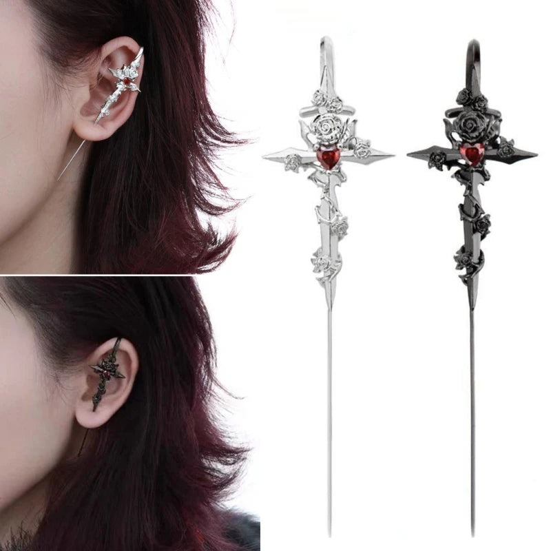 Twilight Rose Earrings