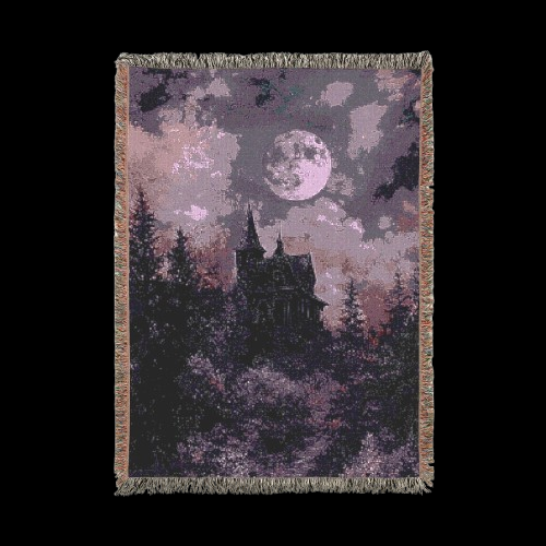 Moonlit Castle Blanket