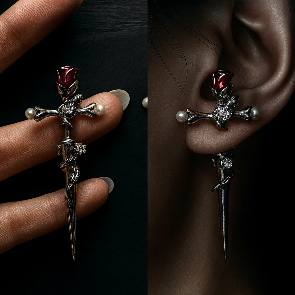 Rosethorn Blades Earrings
