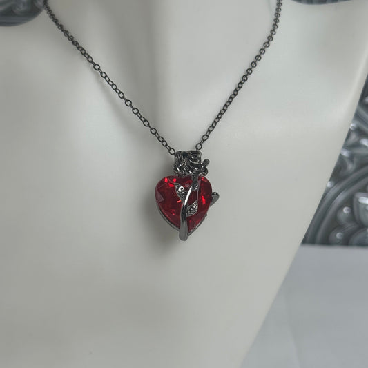 Bloodrose Charm Necklace