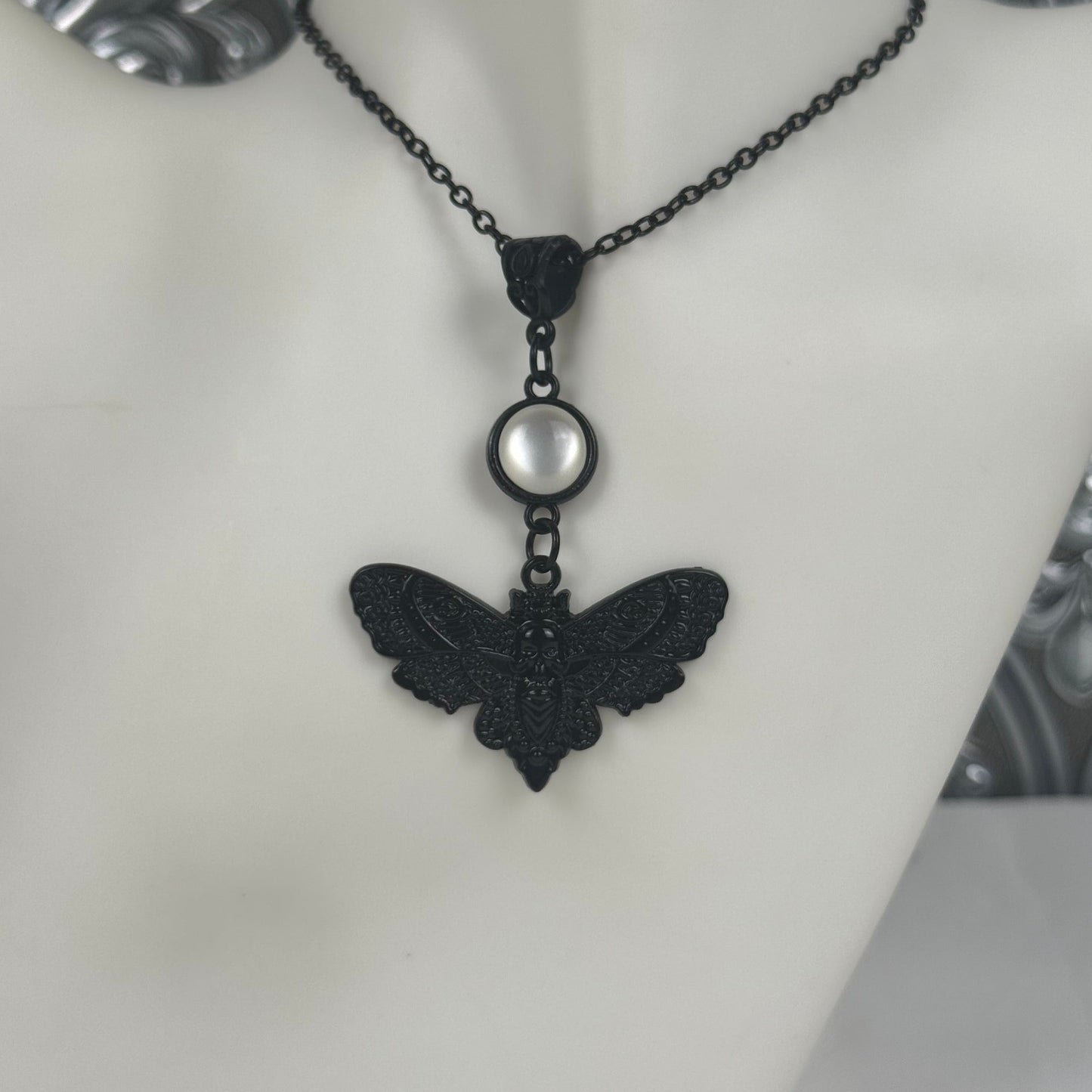 Nocturne Moth Necklace