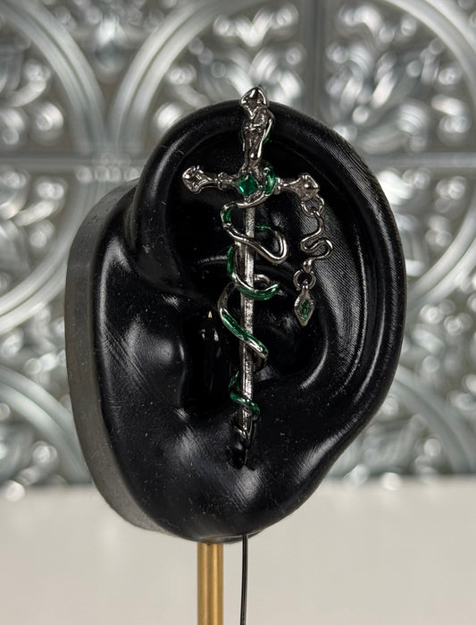 Emerald Crest Earrings