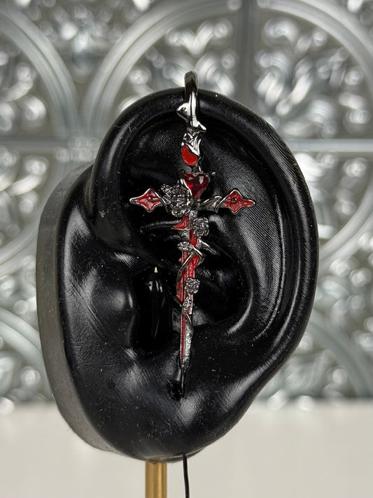 Scarlet Sigil Earrings