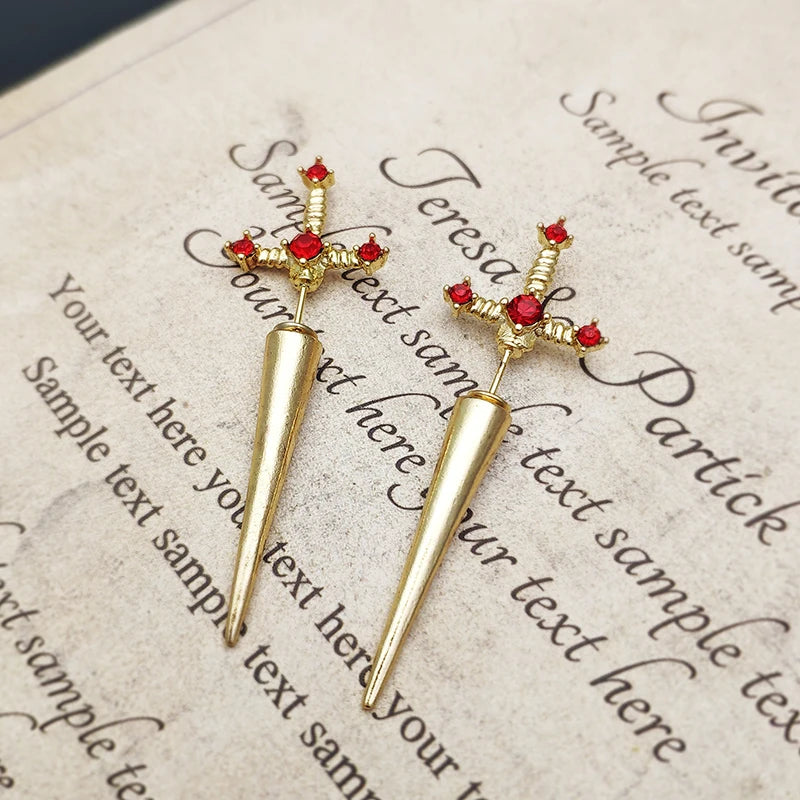 Sword Earrings
