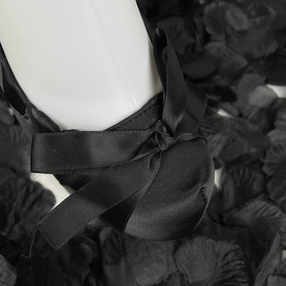 Midnight Ribbon Heels